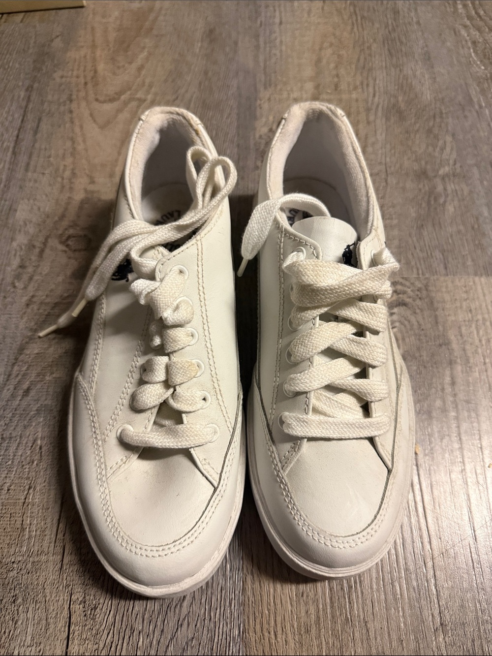 Polo by Ralph Lauren Cream Lace-Up Women's Sneakers